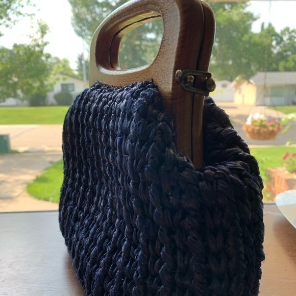 Vintage Japanese woven purse - Picture 15 of 16